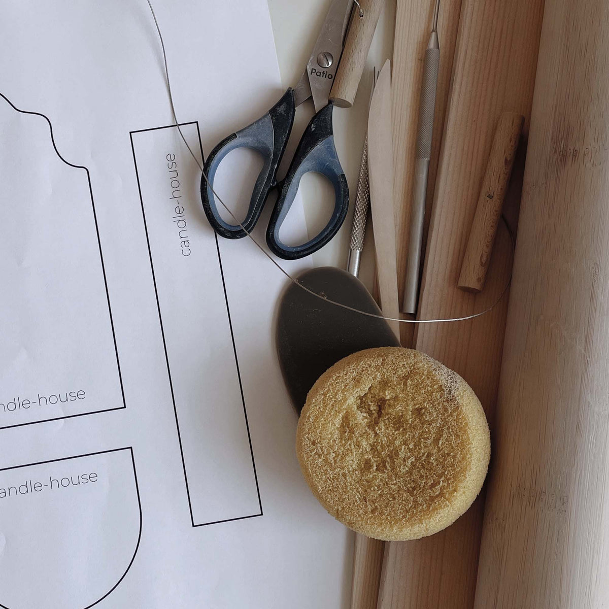 Candle holder - house