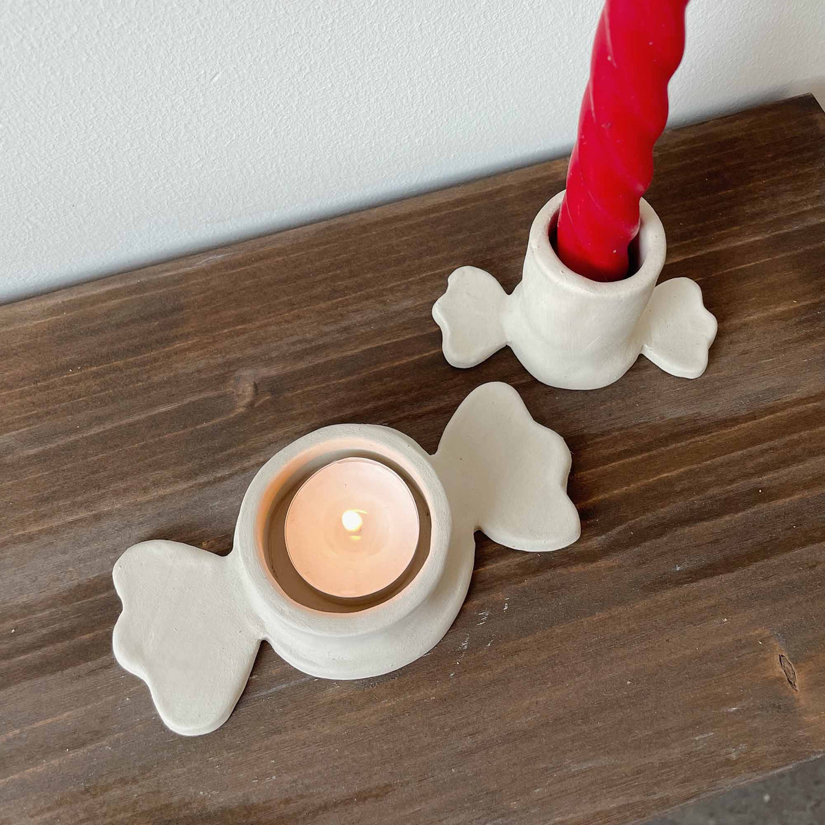 Candle holders - candy