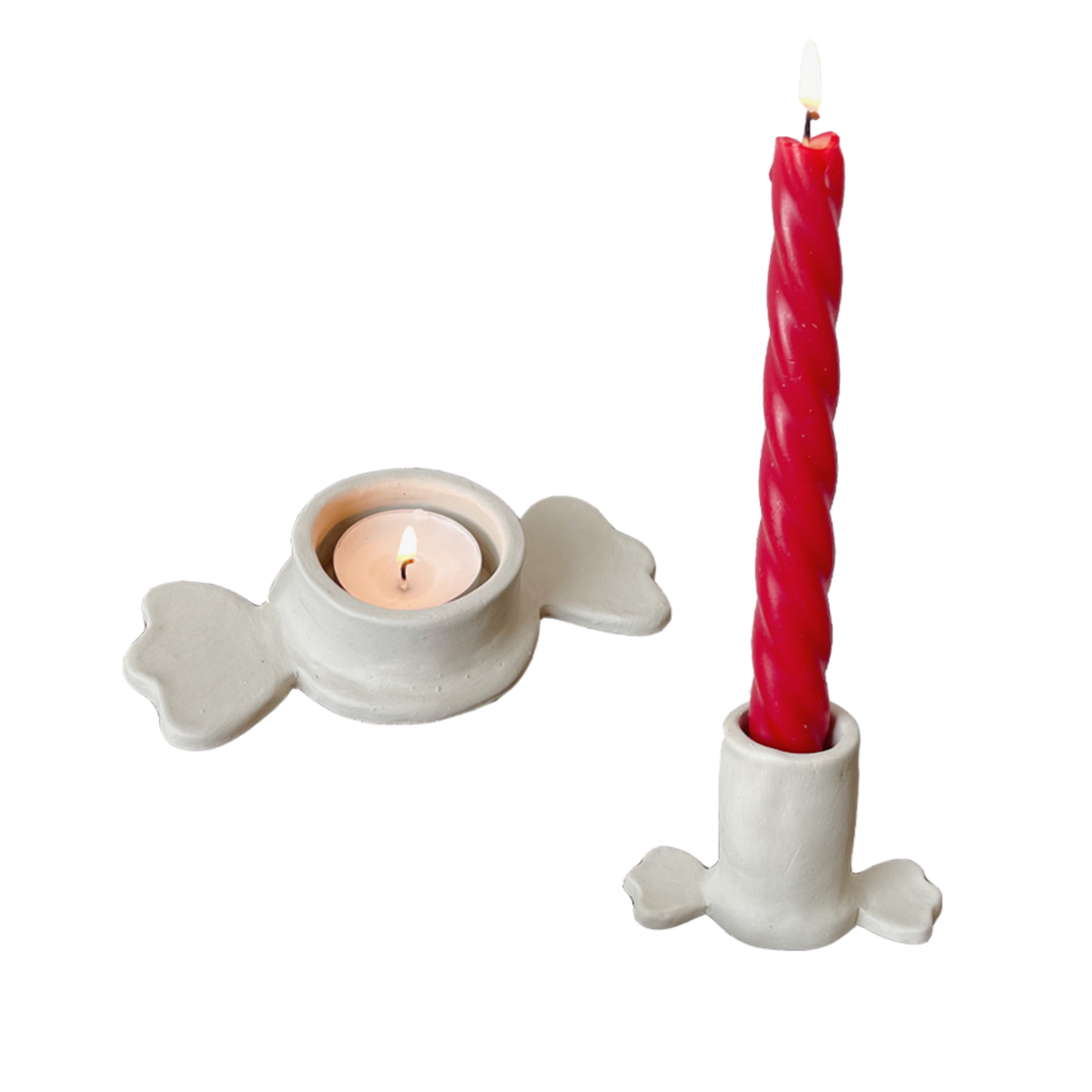 Candle holders - candy
