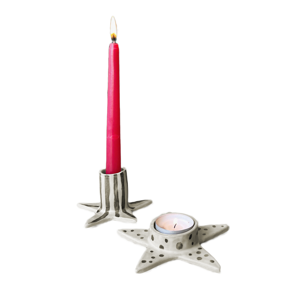 Candle holders - stars